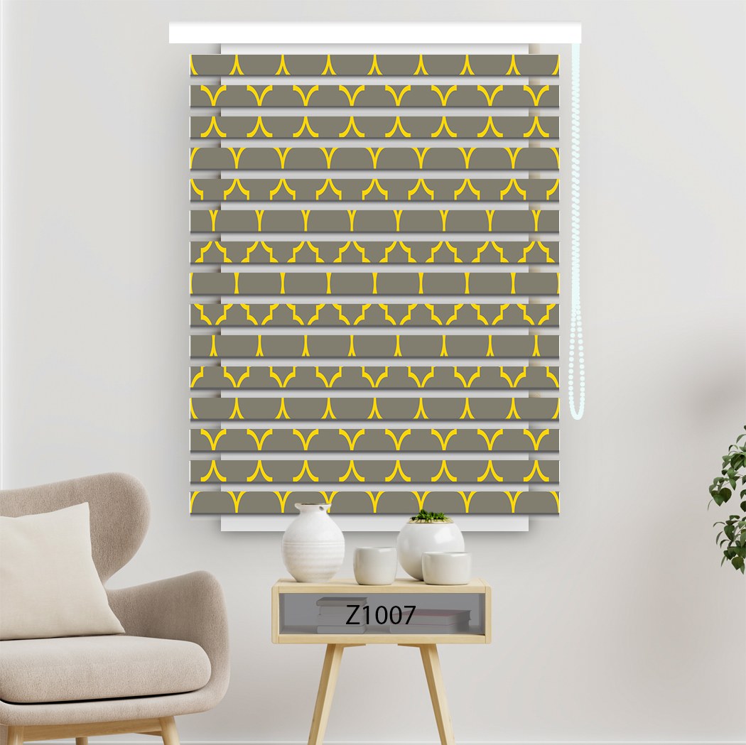 پرده زبرا چاپی عرض 2150 ار تفاع 150 کد 1007