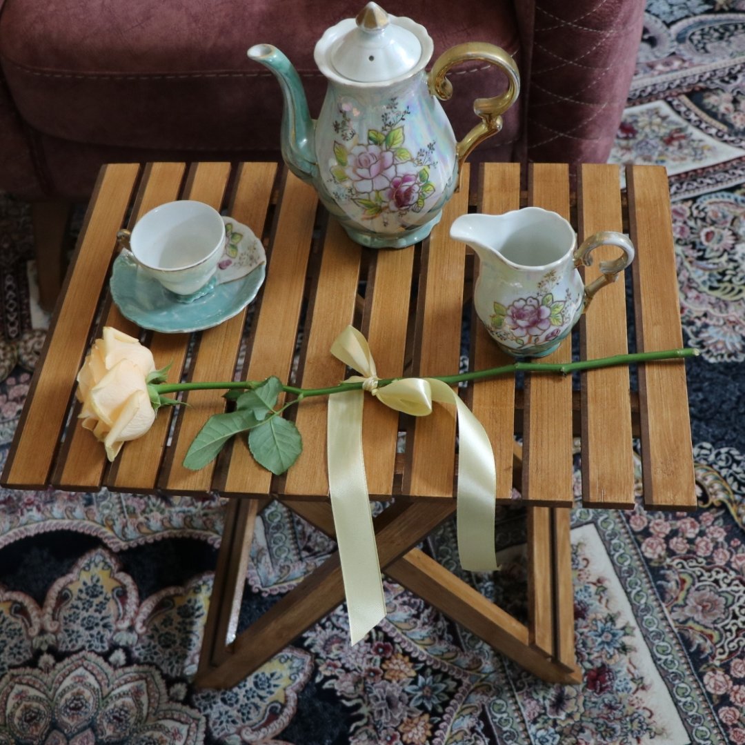 میز عسلی تاشو(ست سه تایی)