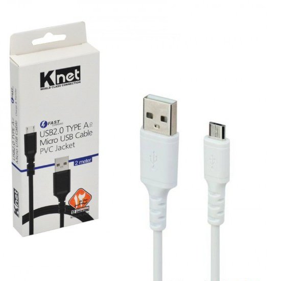 کابل اندروید 2 متری کی نت (Knet) PVC JACKET مدل K-CUM02020

