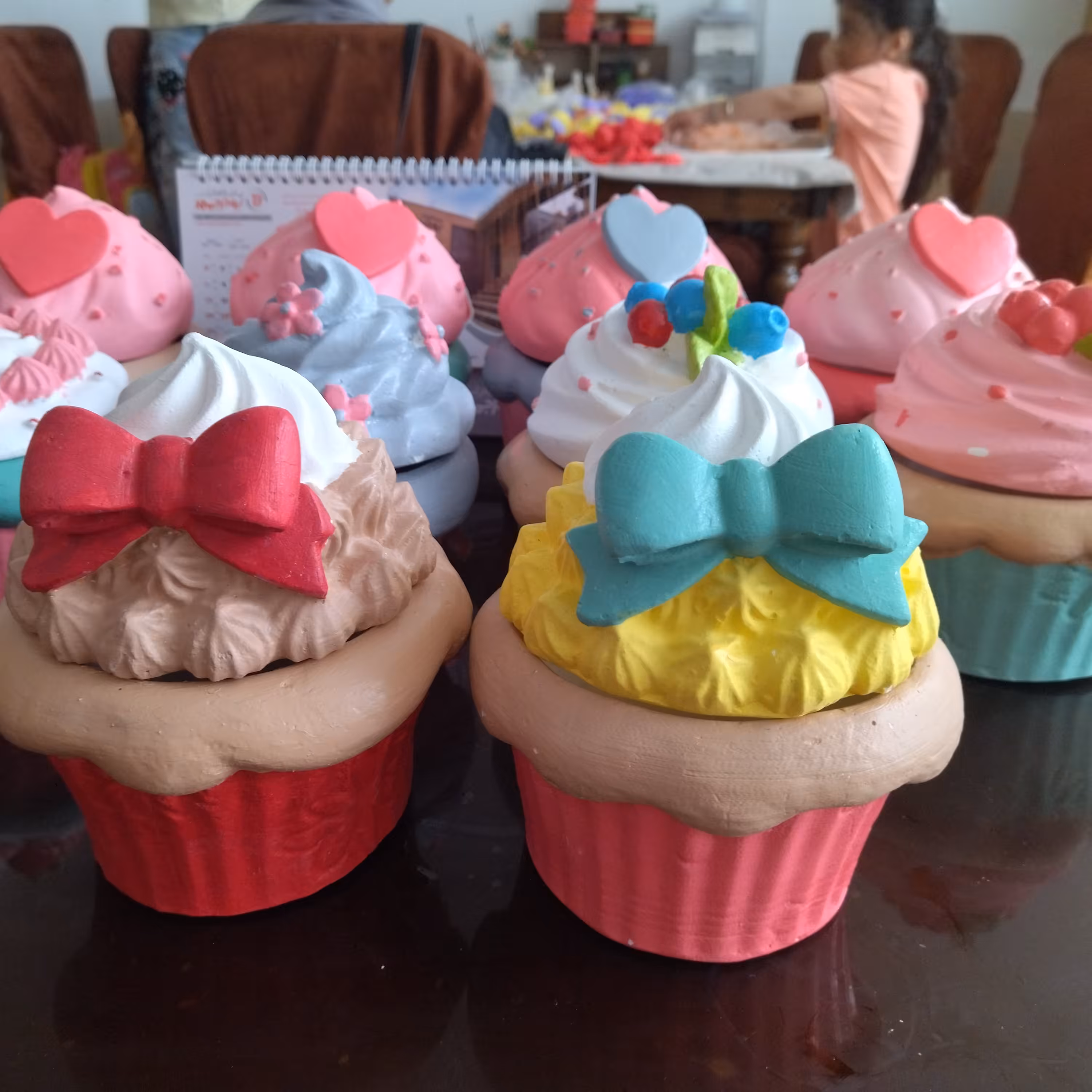 شکلات خوری طرح کاپ کیک