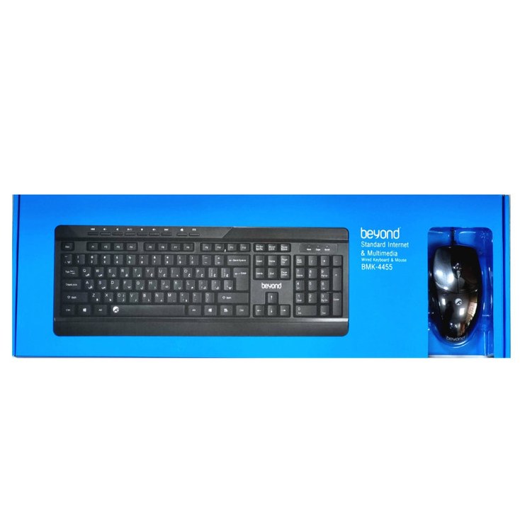 کیبورد و ماوس بیاند مدل Beyond Keyboard Mouse BMK 4455 Black