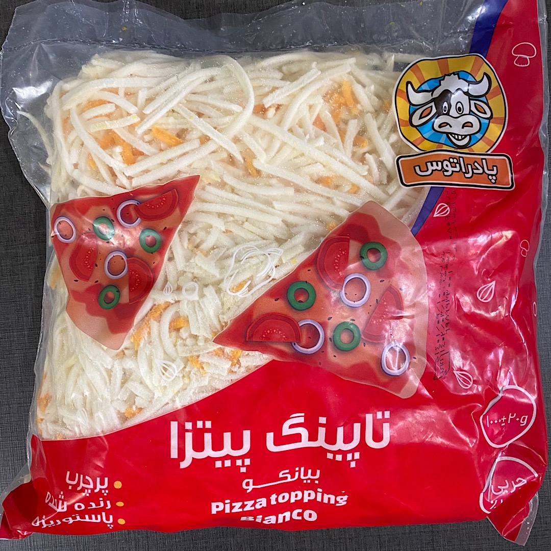 پنیر پیتزا رنده شده پاستا پادراتوس 1 کیلویی