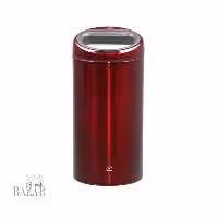 سطل زباله 45 لیتری اسلش استیل قرمز ترنس پرنت بهازکالا 16174029