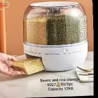 جا حبوباتی شیک و زیبا (جاحبوبات) ظرفیت 12 کیلوگرم (جاحبوباتی) 