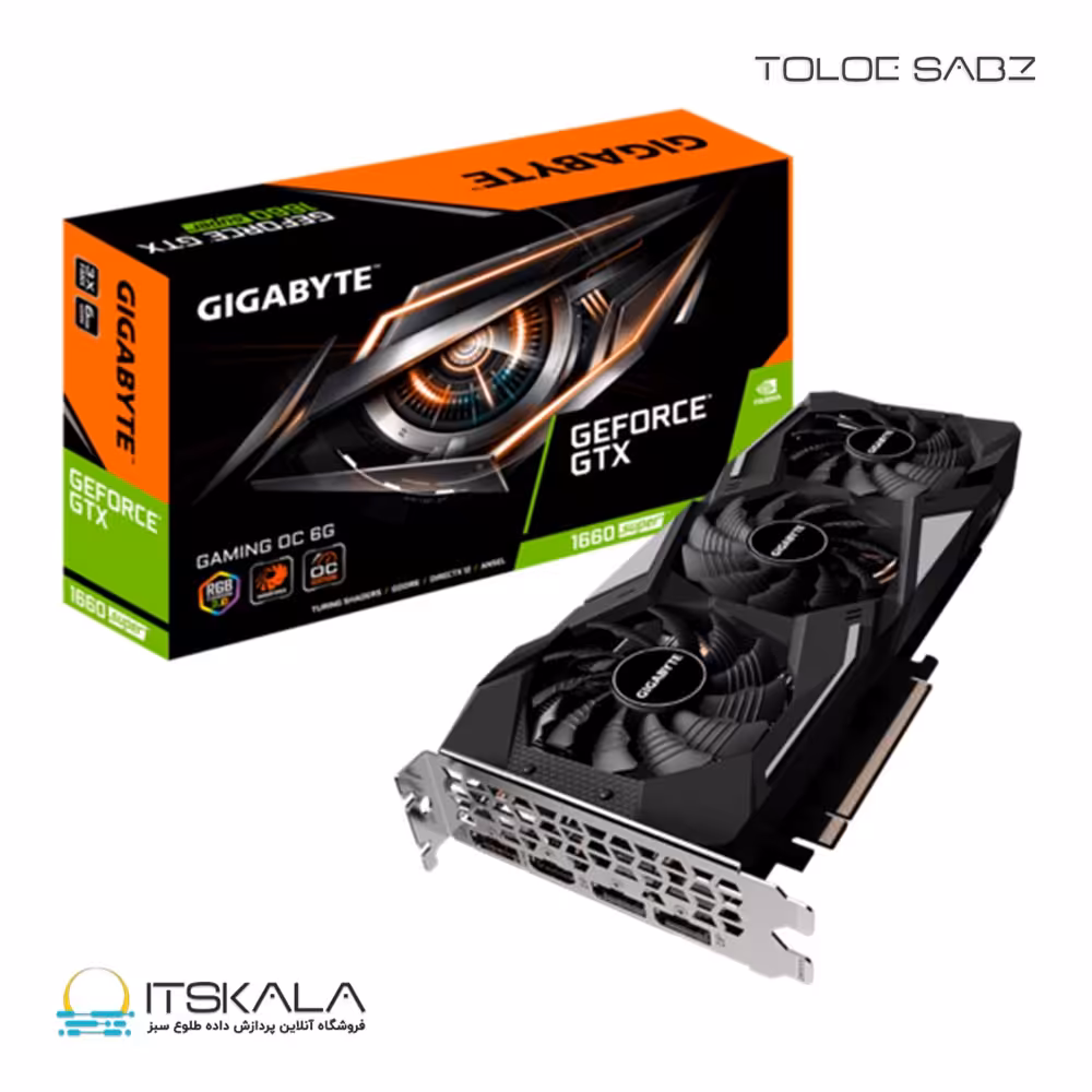 قیمت و خرید کارت گرافیک گیگابایت مدل GeForce GTX 1660 SUPER GAMING OC 6G | ITSKALA