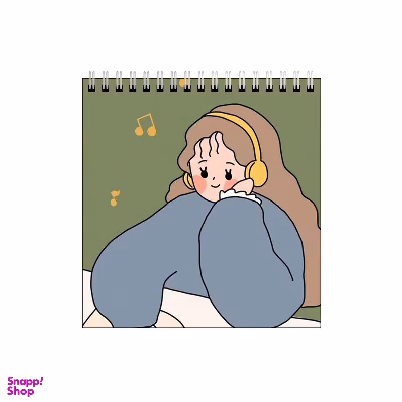 دفتر طراحی بامبیلیپ طرح عاشق موزیک و کتاب کد 1696929