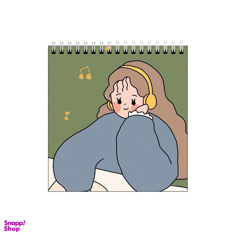 دفتر طراحی بامبیلیپ طرح عاشق موزیک و کتاب کد 1696929