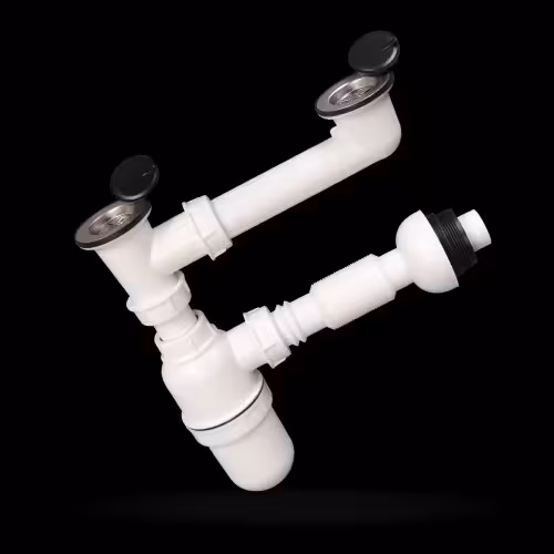 سیفون دولگنه ظرفشویی