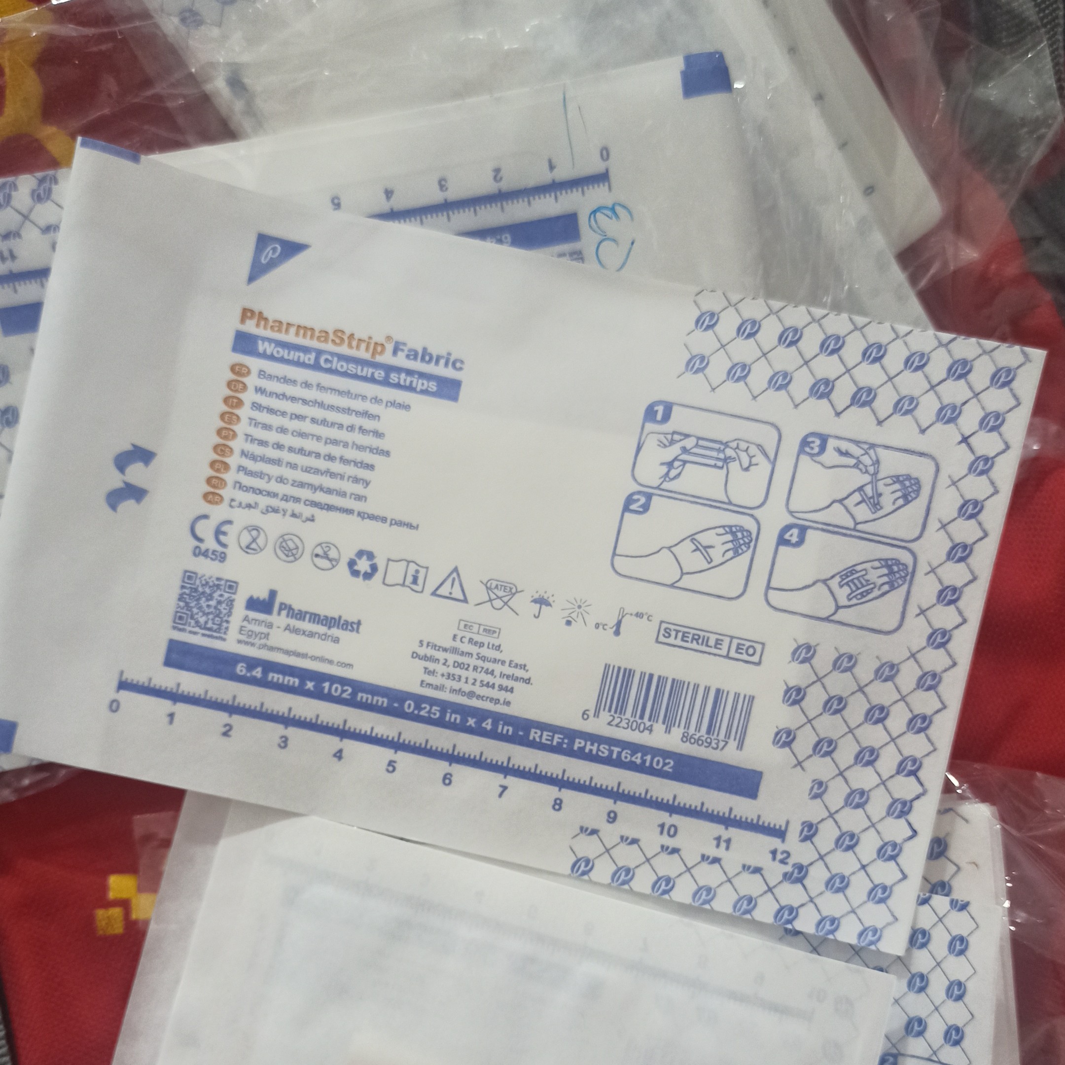 چسب بخیه pharma strip fabric 