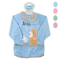 پیشبند آستین دار مخمل کبریتی دخترانه پلی گرو playgro