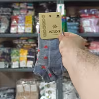 جوراب مچی طرح قلب 