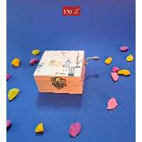 موزیکال باکس چوبی هدیه و کادویی خاص - سفید