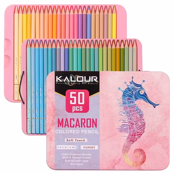 مداد رنگی کالر 50 رنگ پاستلی