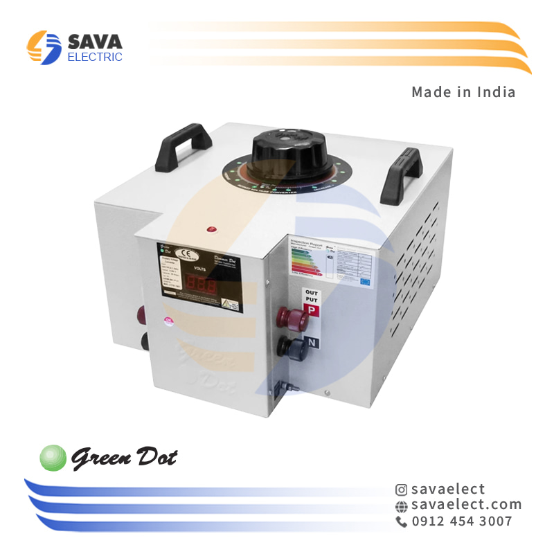 خرید واریابل تک فاز GDDM-28A-P-V 7KVA گرین دات هند | ساوا الکتریک