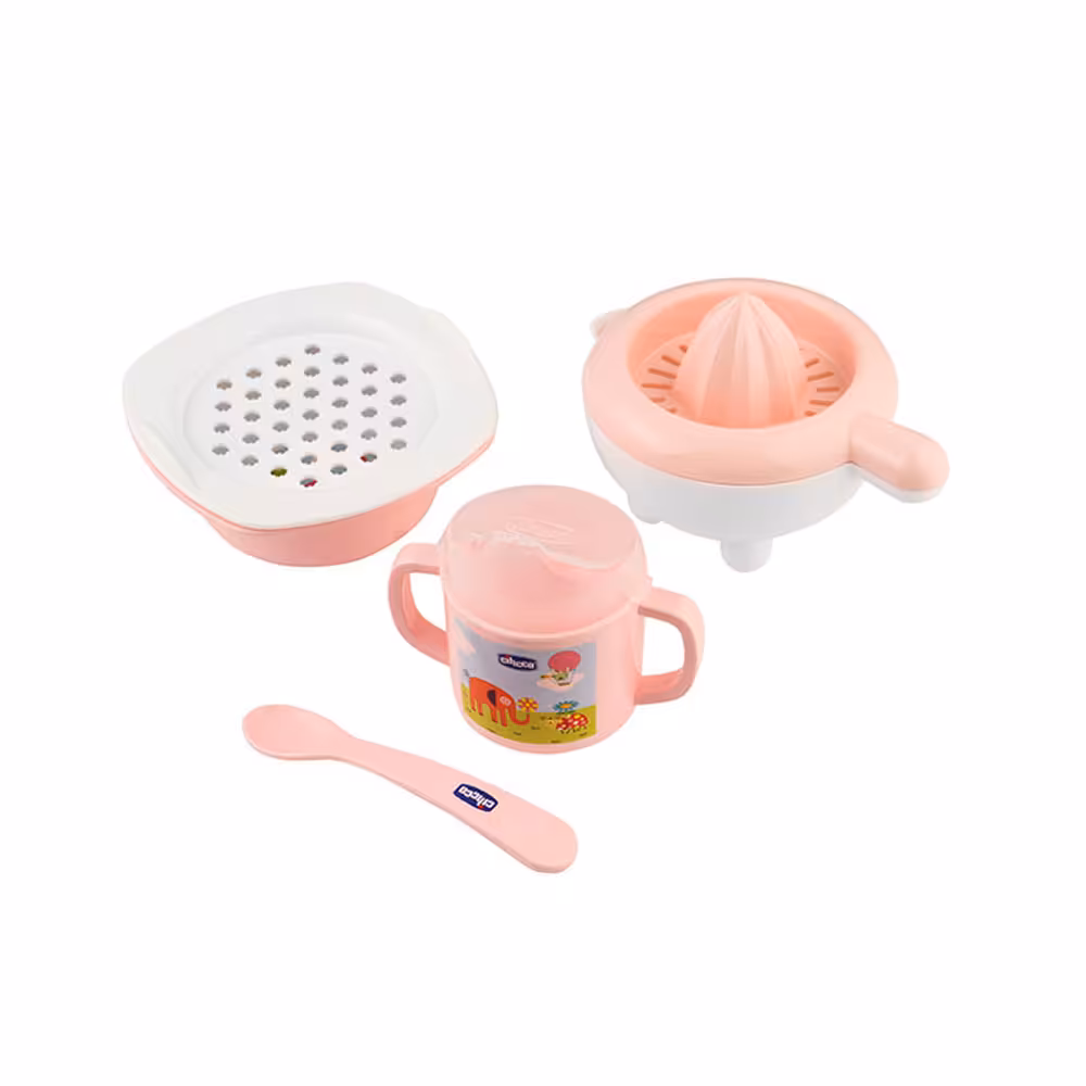 ست آبمیوه گیری کودک 5 تکه سیکو Cihcco طرح فیل صورتی