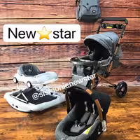 سرویس کالسکه چهار تیکه نیواستار نوزاد 