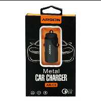 شارژر فندکی آرسون مدل AN-C8 دارای یک درگاه خروجی USB 