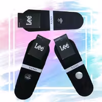 جوراب کالج مشکی پک 6 عددی