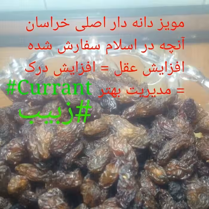 مویز ، زبیب ، شغاری ، ارگانیک طبیعی دنکرز