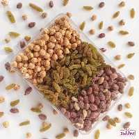 نخودچی کشمش بادام زمینی یک کیلویی اعتماد تازه و اعلا نخود چی کشمش | amazonchi