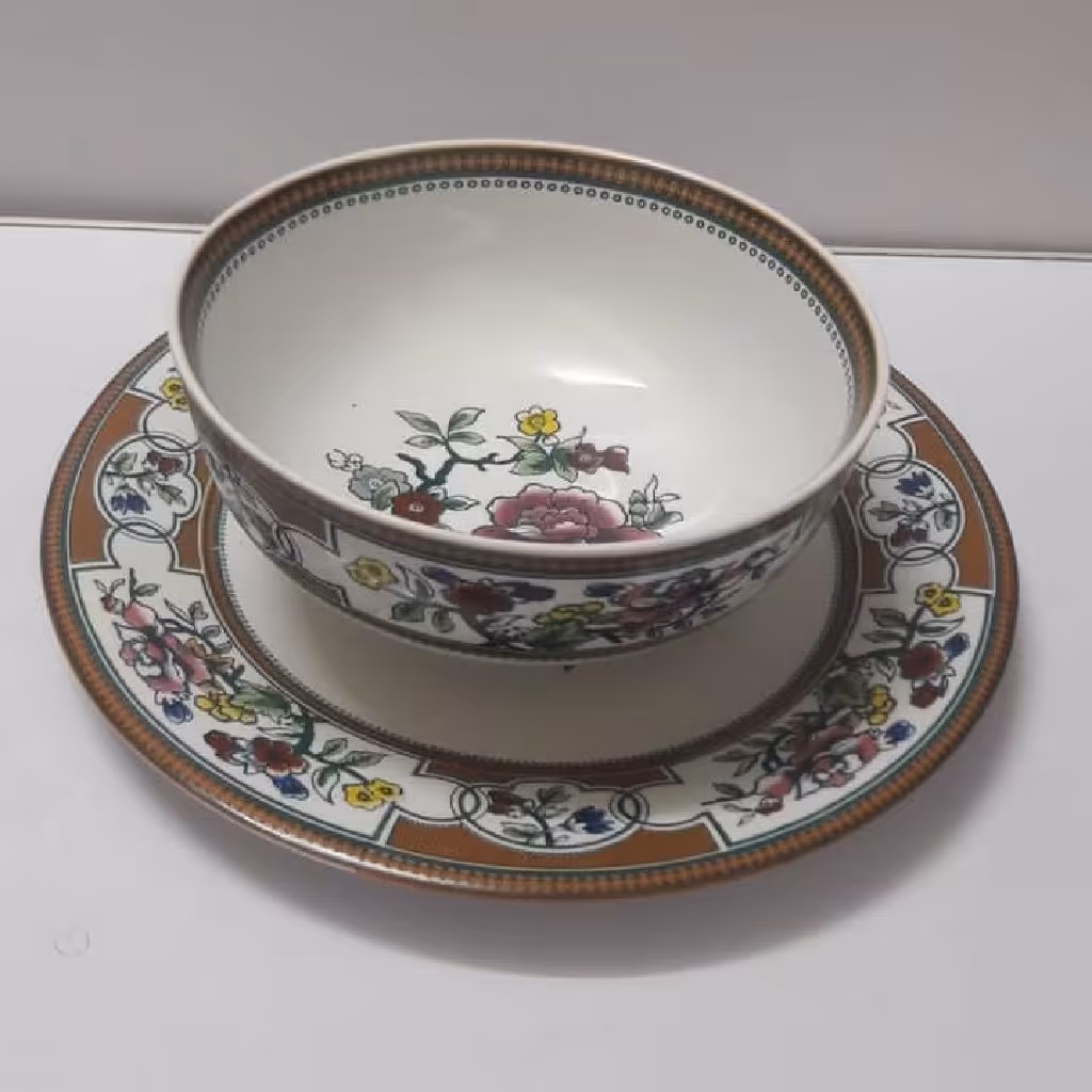 کاسه بشقاب کشمیری طرح جدید مناسب برای دکوری وپذیرایی(ارسال رایگان)