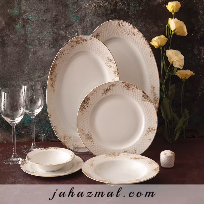 سرویس چینی زرین طرح کلودیا 28 پارچه