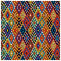 رومیزی مخمل طرح لوزی سایز 90 در 95 مدل T1-547 شرکت رنس