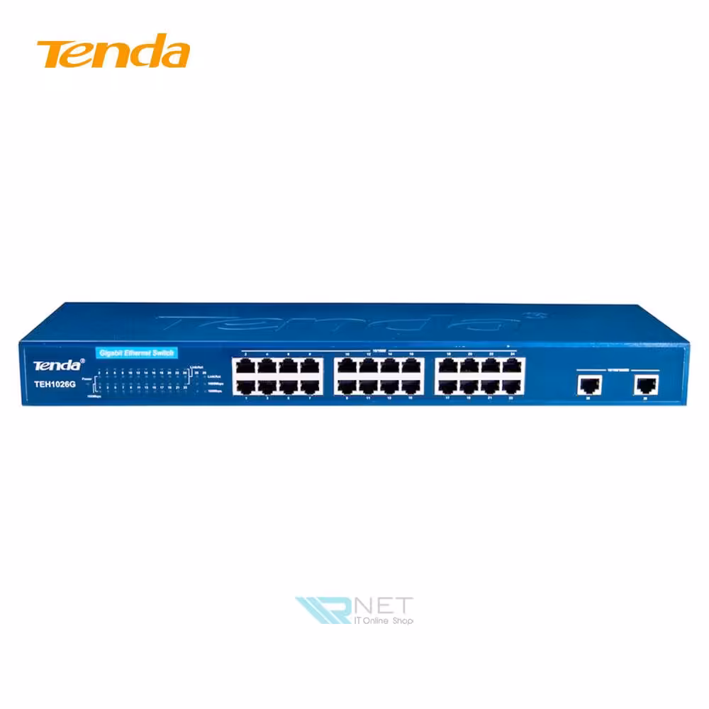 سوئیچ شبکه 24 پورت تندا مدل Tenda TEH1026G