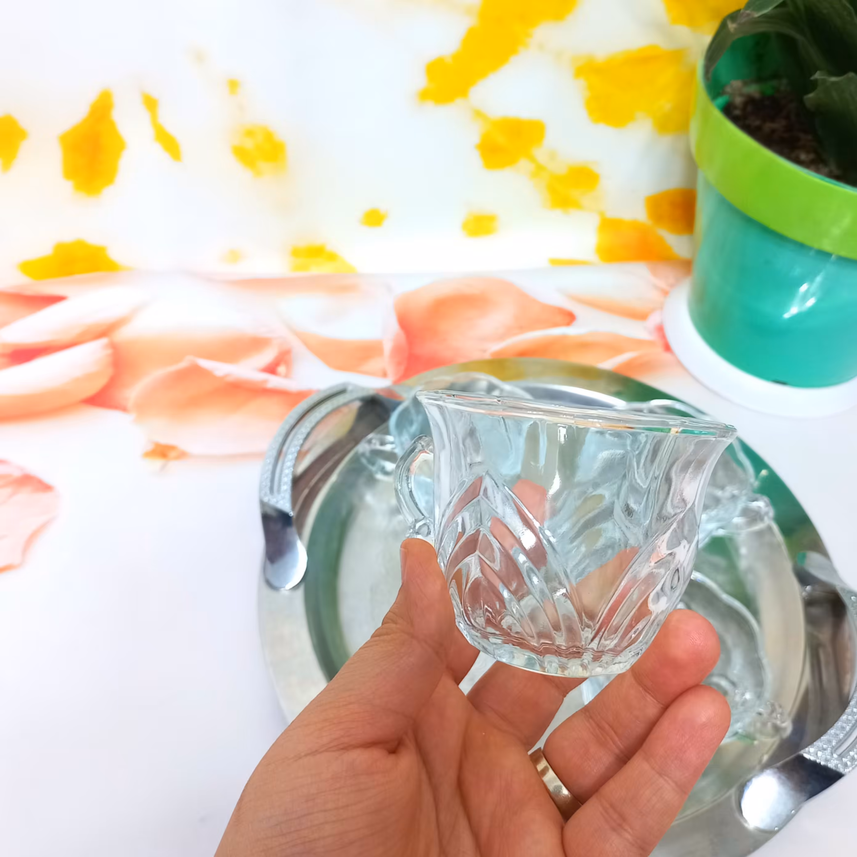 یک دست فنجان چایخوری مارک ساچی تحت لیسانس سوگا ژاپن