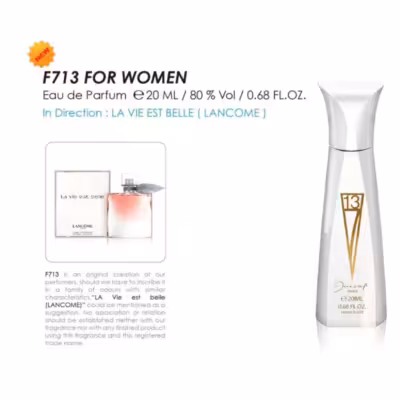 عطر مینی اف 713 زنانه ژک ساف