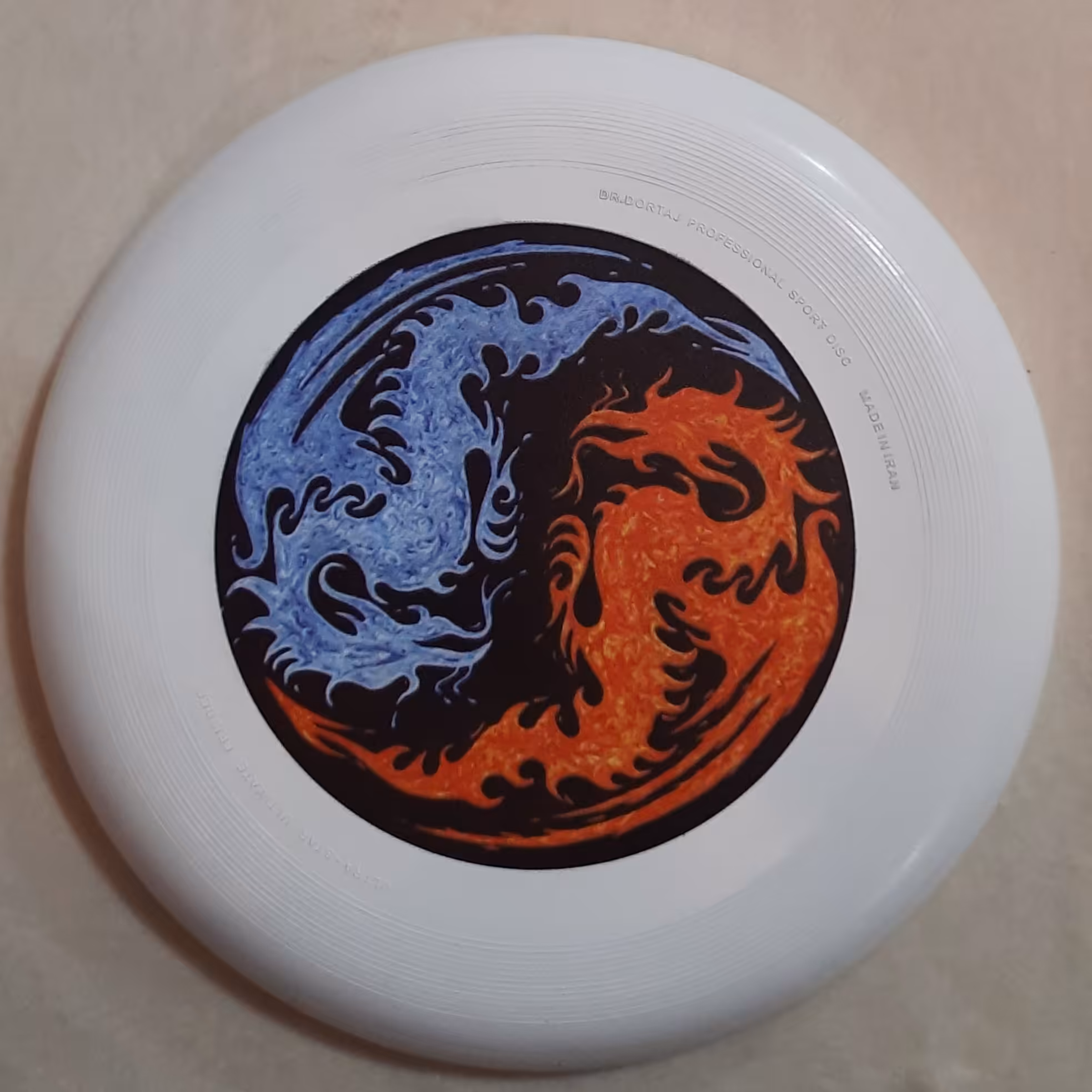 فریزبی یا بشقاب پرنده اعلا برند دکتر درتاج رنگ سفید7