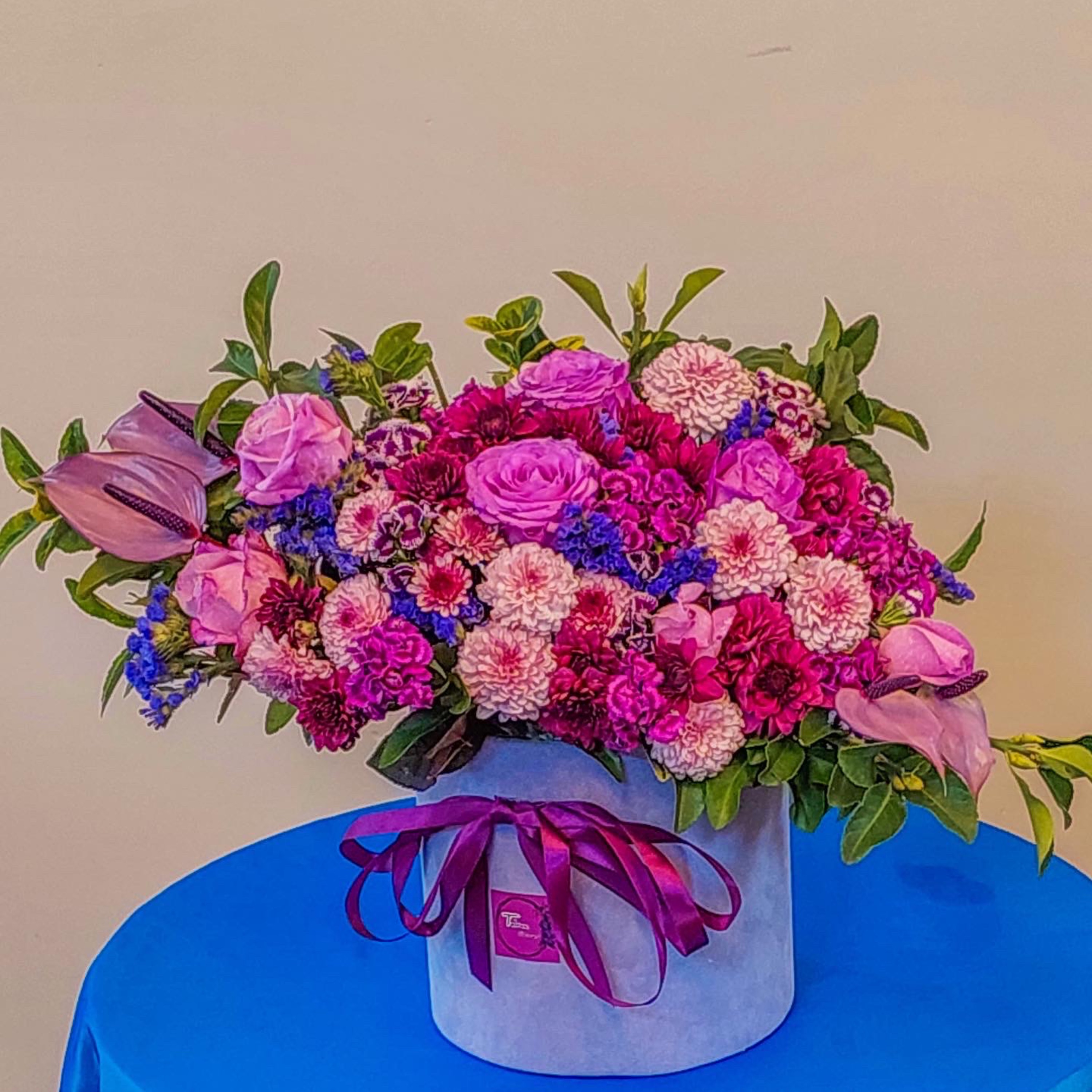 باکس گل استوانه سایز متوسط