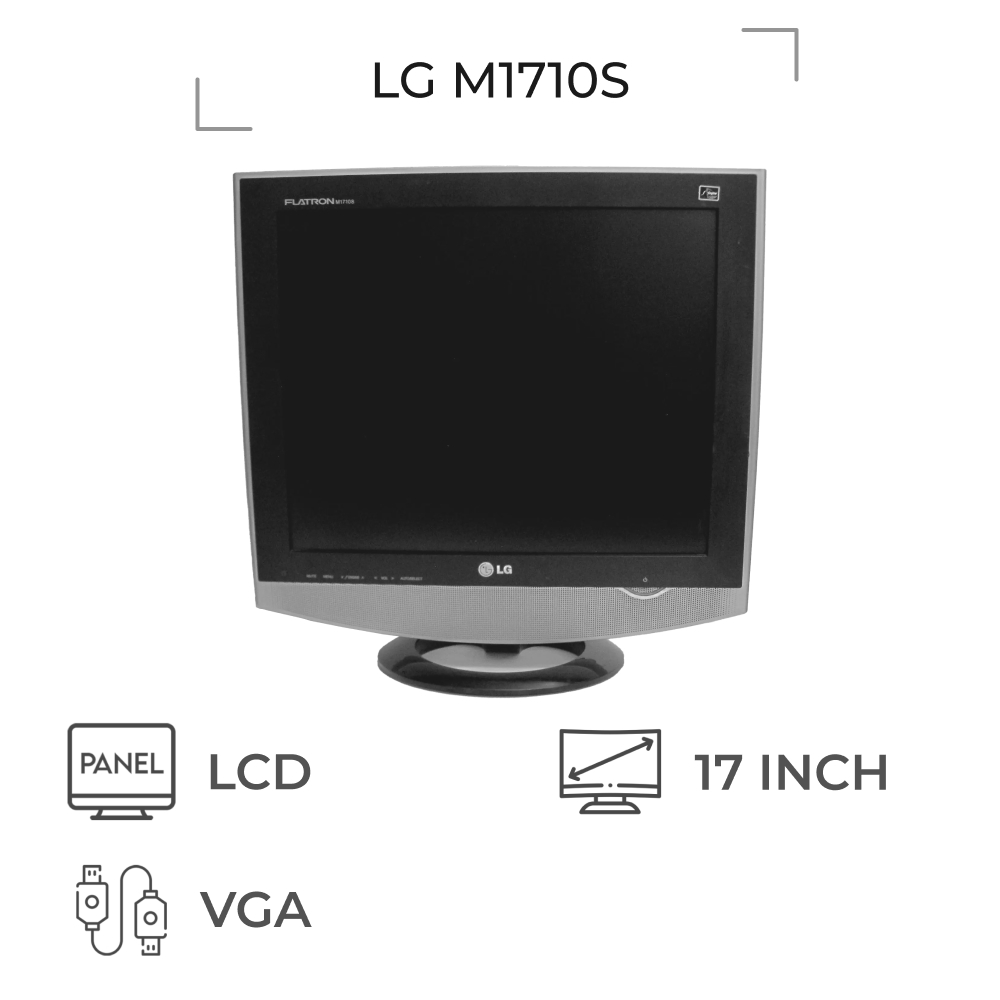 مانیتور استوک 17 اینچ LG M1710S   اسپیکر داخلی