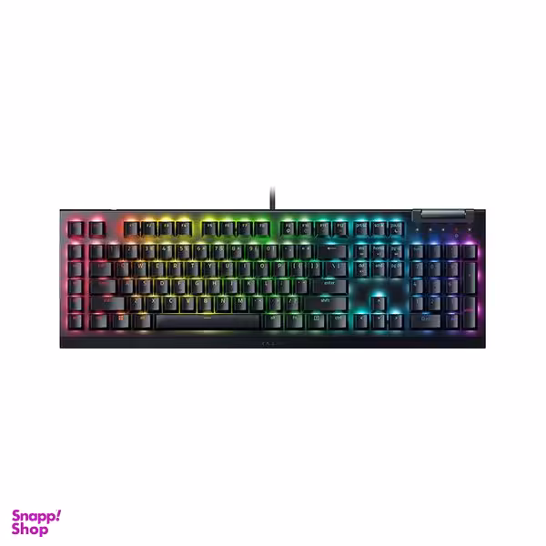 کیبورد مخصوص بازی ریزر مدل Blackwidow V4X Green Switch