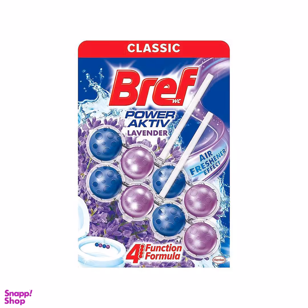 خوشبو کننده توالت فرنگی برف با رایحه اسطوخودوس بسته ۸ عددی