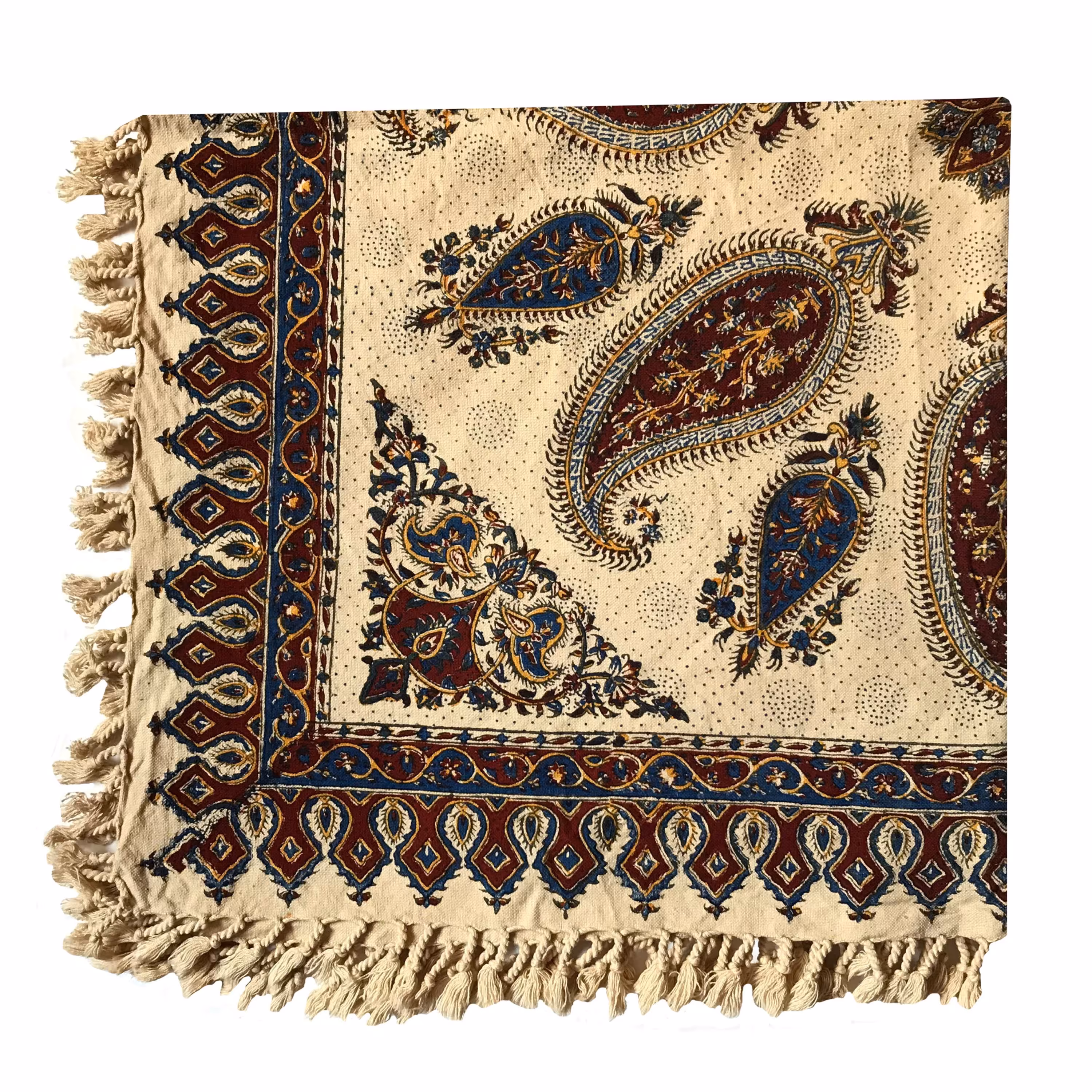 سفره رومیزی قلمکار طرح بته لپی