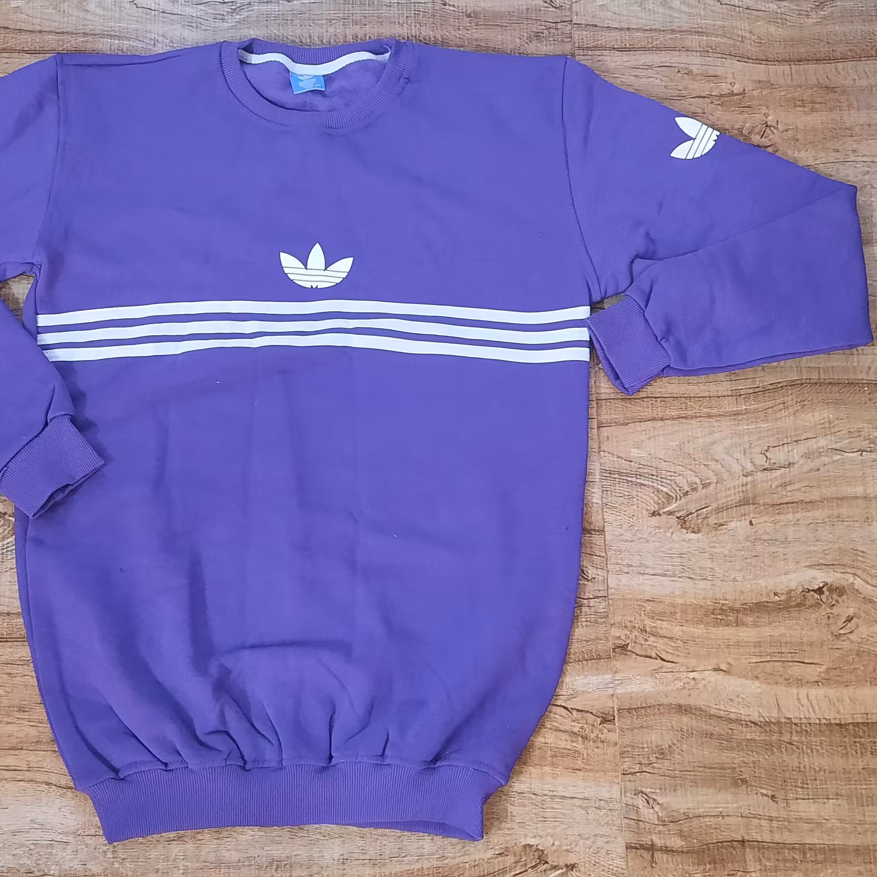 یقه گرد مردانه نوار دوزی ادیداس