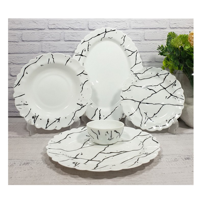 سرویس غذا خوری آرکوپال 25 پارچه مدل ماربل