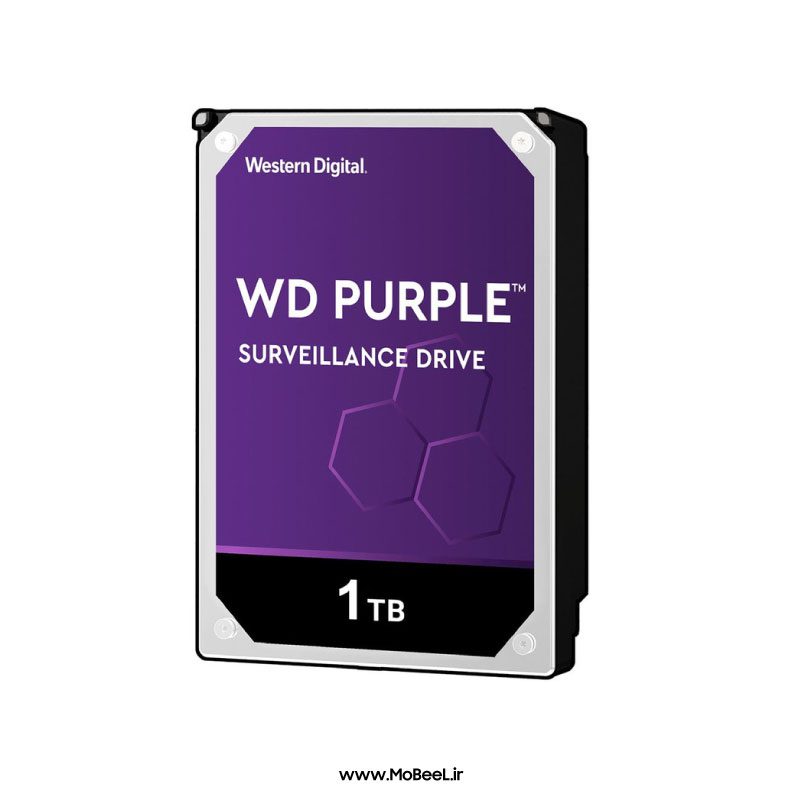هارددیسک اینترنال وسترن دیجیتال مدل Purple WD10PURZ ظرفیت 1 ترابایت (گارانتی تعویض 36 ماهه فوژان اکسوم) - فروشگاه اینترنتی گوشی موبایل