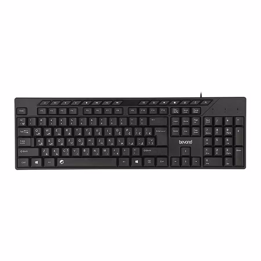 قیمت و خرید کیبورد باسیم بیاند مدل BK-3636 | یاس ارتباط