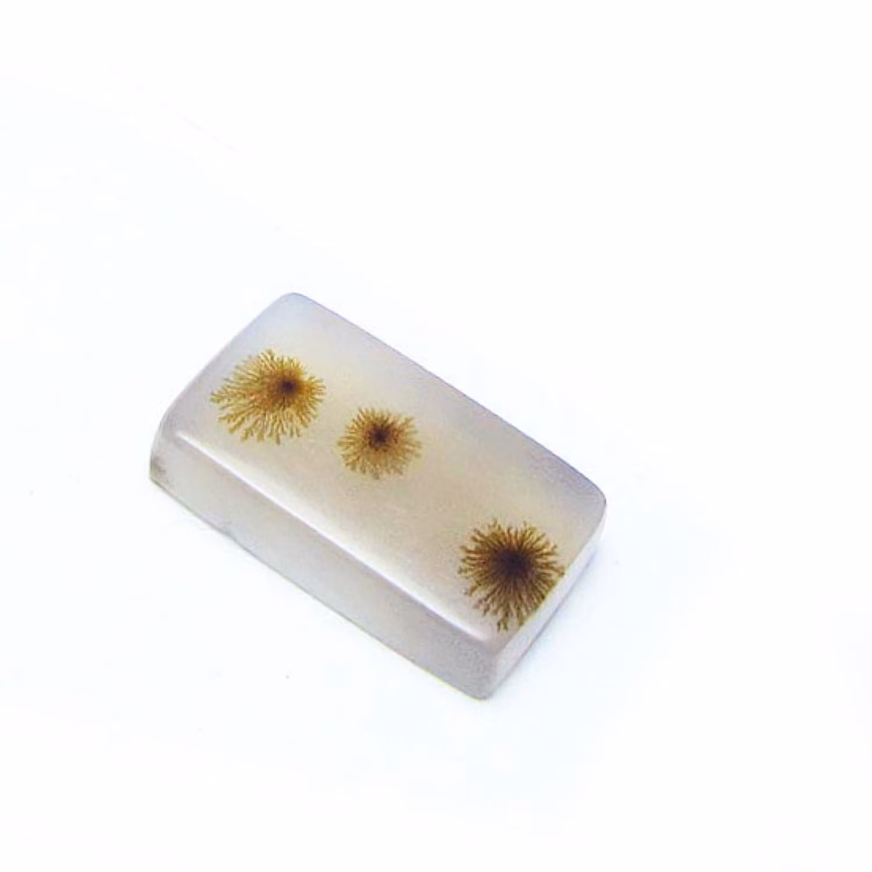 نگین زیبای عقیق شجر معدنی نباتی رنگ مناسب انگشتری زنانه و مردانه و آویز