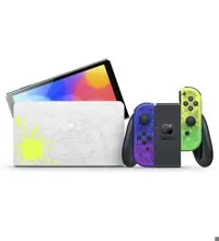 کنسول بازی نینتندو مدل Switch White OLED Splatoon 3
