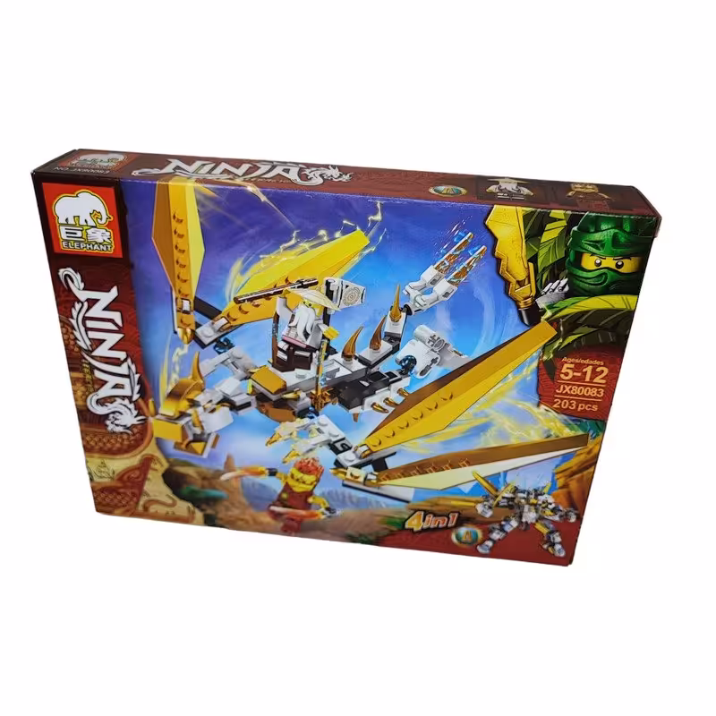 بازی آموزشی ساختنی و لگو ترنسفرمر برند نینجا 203 تکه