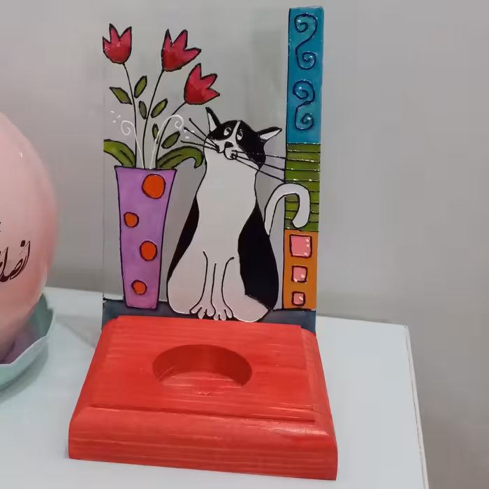 تابلوی ویترای طرح جاوارمری تک