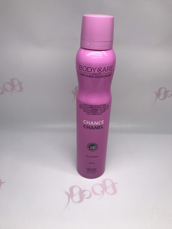 اسپری زنانه بادی کر مدل چنس چنل حجم 200 میل - Body Care CHANCE CHANEL