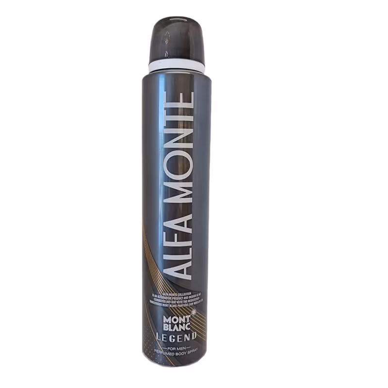 اسپری خوشبو کننده بدن مردانه آلفا مونته مدل mont blanc legend حجم 200 میلی لیتر