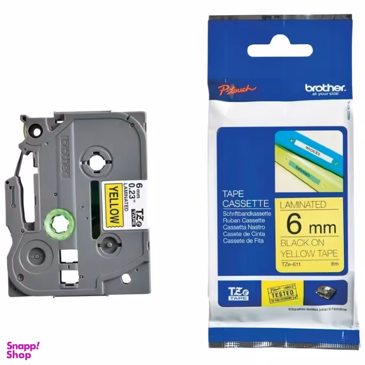 برچسب پرینتر لیبل زن برادر مدل TZe-611