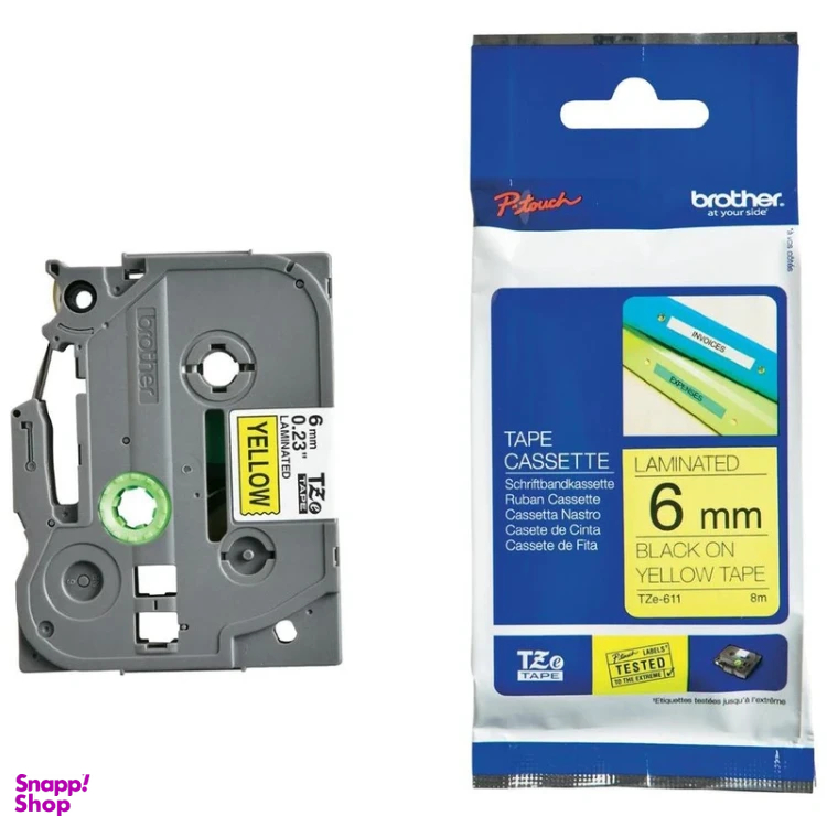 برچسب پرینتر لیبل زن برادر مدل TZe-611