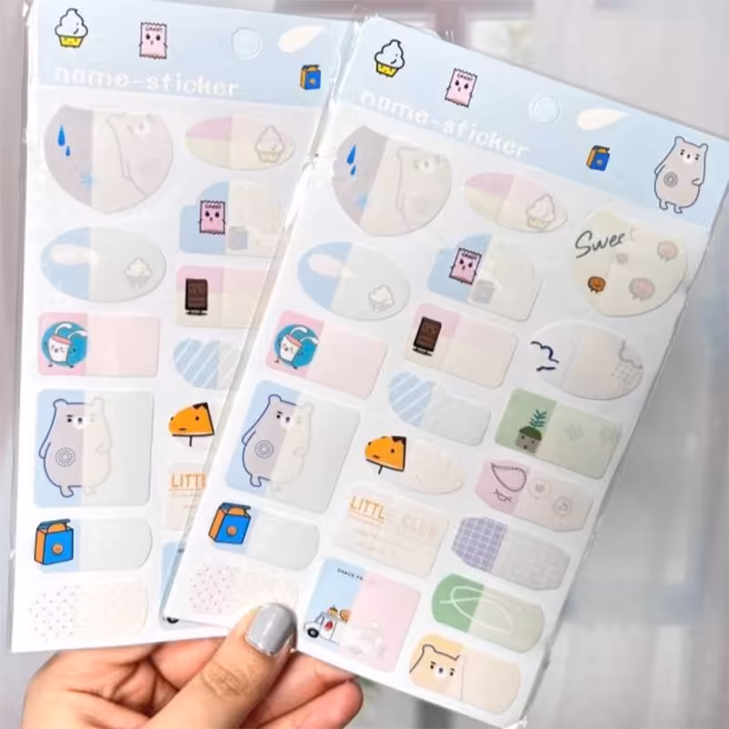 استیکر نام ضد آب، وارداتی و با کیفیت 