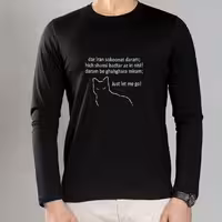 تیشرت آستین بلند متن نوشته و ایران